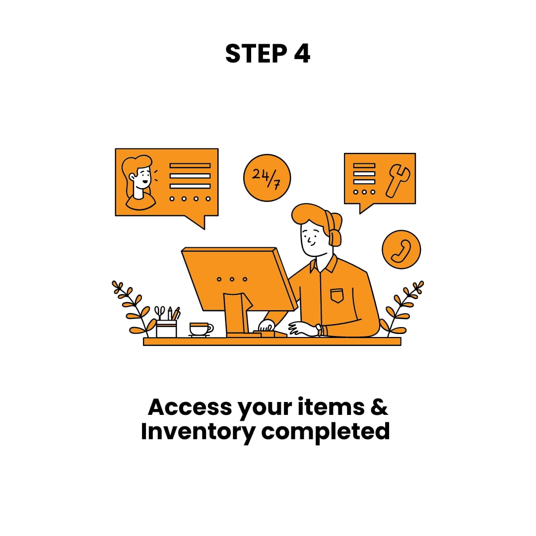Home 19 Access your items & complete inventory
