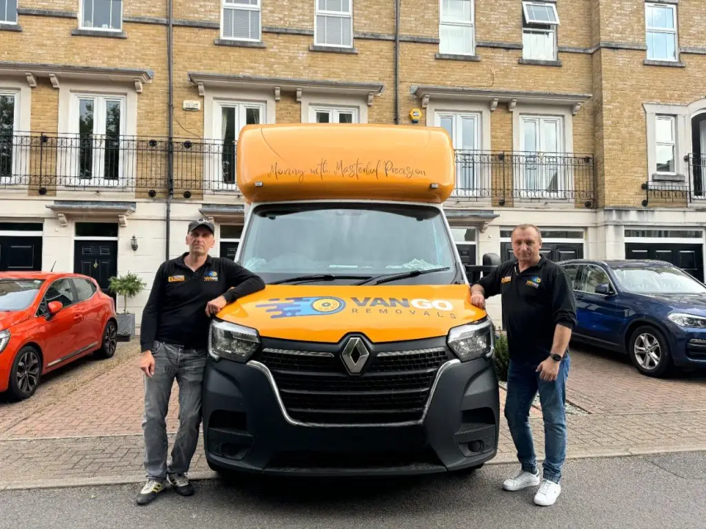 Removals Barnet 1 2 Vango Team member in with the Van for Removals barnet services.